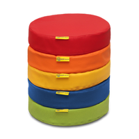 Poduszki EKOSKÓRA bez nadruku zestaw 5 szt o grubości 6 cm