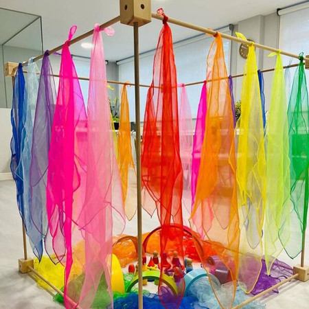 Drewniane patyczki konstrukcyjne Trigonos Cubic - 20 el.