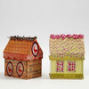 Pudełko Domek z papier-mache H: 10,5 cm