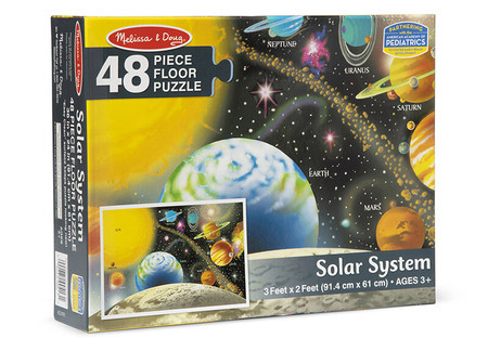Puzzle podłogowe Układ Słoneczny 48el.