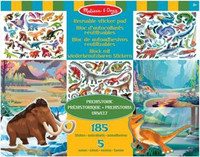 Naklejki wielorazowe – Świat prehistoryczny