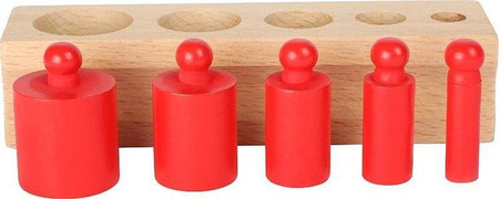 Drewniana układanka logiczna odważniki Small Foot