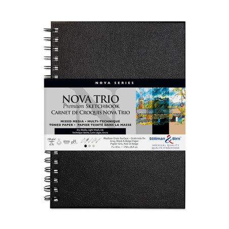 Szkicownik Nova Trio 17,8x25,4 cm 150gsm