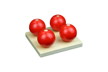 Kule z małymi kołeczkami