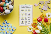 Zawartość koszyczka wielkanocnego Lista do druku