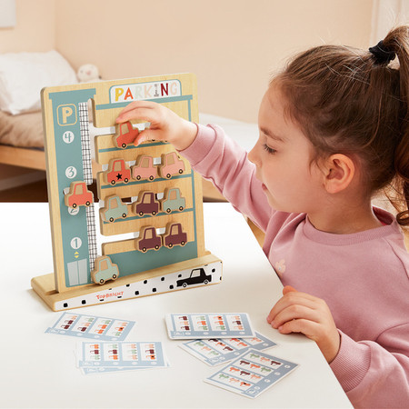 Układanka logiczna dla dzieci Parking - 36 mies. + Topbright