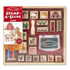 Zestaw drewnianych pieczątek Farma 18592-Melissa & Doug, stempelki