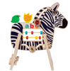 Zabawka edukacyjna Kolorowa zebra w paski, 316310-Manhattan Toy, kostka motoryczna
