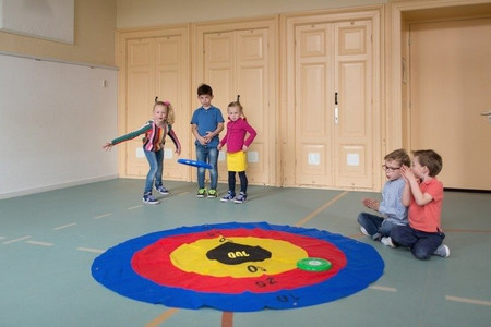 Rzut do celu XL z kolorową tarczą chustą Buiten Speel