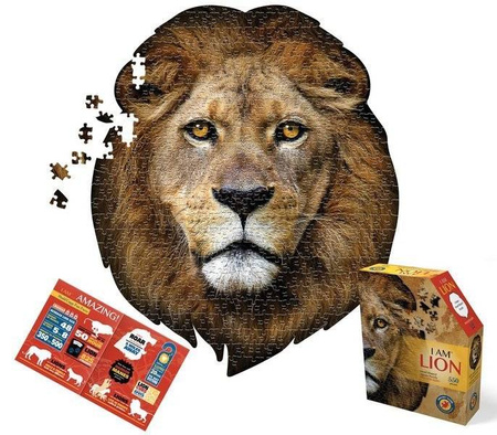 MADD CAPP,  Puzzle konturowe I AM - Lew 550 elem.
