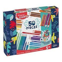 Zestaw artystyczny do rysowania i kolorowania 50 elementów Maped Creativ