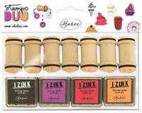 Drewniane stempelki dwustronne Pyszności