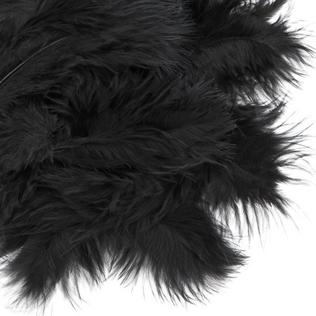 Piórka 5-12cm 5g czarne dp Craft