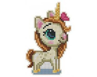 Diamentowa Mozaika z magnesem Jednorożec 4