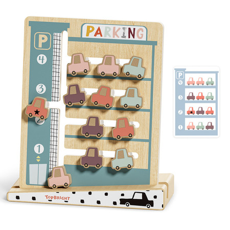 Układanka logiczna dla dzieci Parking - 36 mies. + Topbright