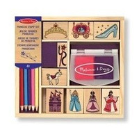 Melissa and Doug - Zestaw stempelków Księżniczki