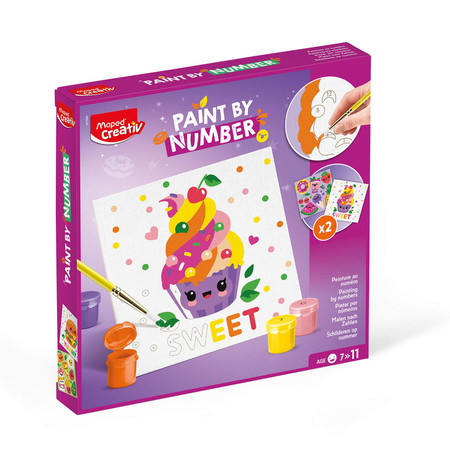 Creativ malowanie po numerach smakołyki Sweet