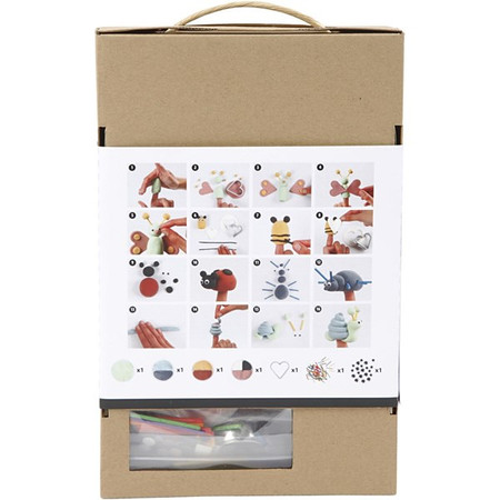 Zestaw Pacynki na palce z masy Silk Clay