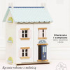 Drewniany domek dla lalek Bluebelle, zabawka dla dzieci, domki, Le Toy Van