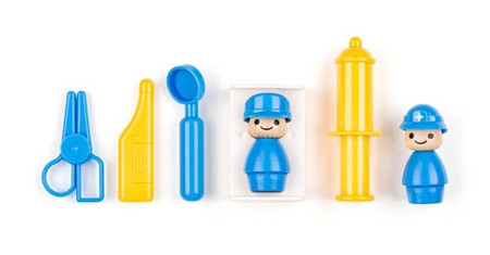 Dźwiękowy Ambulans z noszami i sprzętem ratunkowym