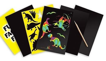 Zdrapywanka dla dzieci Dinozaury wydrapywanki z rysikiem Melissa & Doug 15917