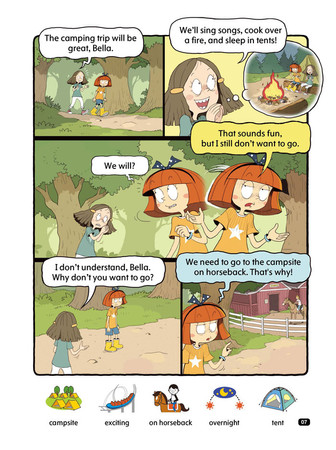 Komiks dla dzieci po angielsku School Adventures Level 1 Część 3