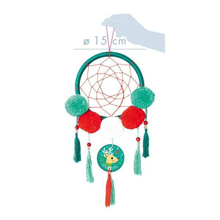 Zestaw Łapacz snów z pomponami