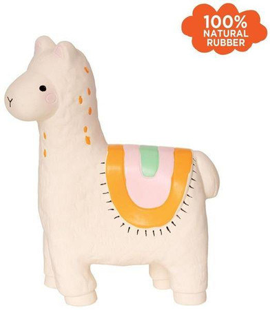 Owocowy gumowy gryzak dla dzieci Lama Lili 218120-Manhattan Toy, zabawki dla niemowląt