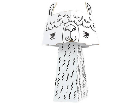 Kolorowanka 3D Cube head - Lama 3l+ MONUMI