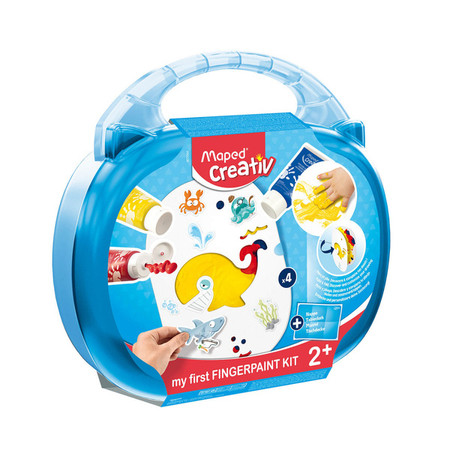 Maped Creativ Farby Do Malowania Palcami Walizka