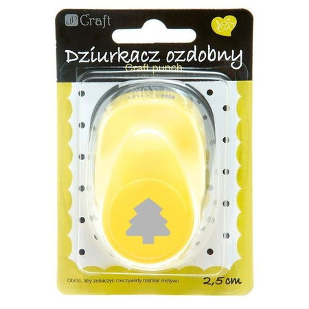 Dziurkacz ozdobny 2,5cm choinka