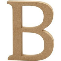 Litera B z MDF 8 cm