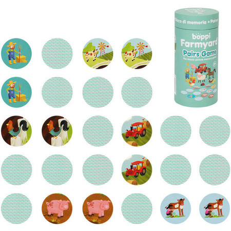 BOPPI Układanka w pary memo Farma