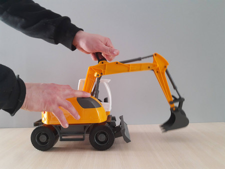 OUTLET Koparka z ruchomą łyżką