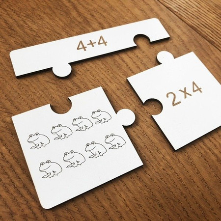 Puzzle Matematyczne - Mnożenie i Dodawanie