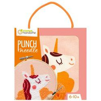 Zestaw Punch Needle dla dzieci Jednorożec D: 13 cm