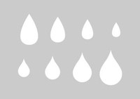 Szablon do Wycinania Krople