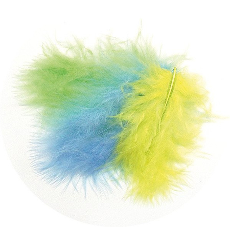 Piórka 5-12cm 5g niebieskie dp Craft