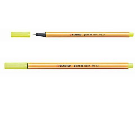 Cienkopis STABILO point 88 Neonowo Żółty