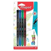 Cienkopis Graph Peps Deco Kolory  Basic 4 szt Blis.