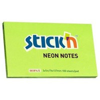 Notes Samoprz.127x76mm Zielony Neon