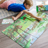 Dwustronne puzzle podłogowe Let’s Explore szukaj i znajdź 48 el. Melissa & Doug 30833