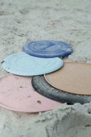 Silikonowy dysk Scrunch - Purpurowy