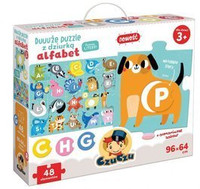Duuuże puzzle z dziurką Alfabet