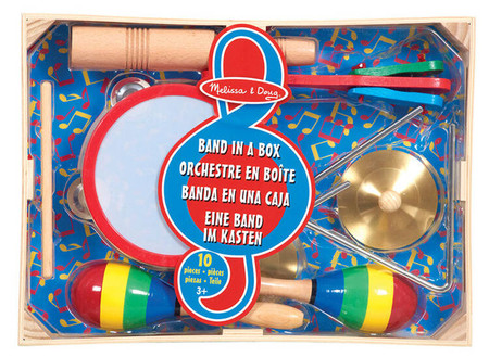Zestaw instrumentów muzycznych Band-in-a-Box Clap! Clang! Tap! Melissa and Doug 10488-MD