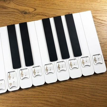 Układanka pianino do nauki rozkładu nut na klawiaturze
