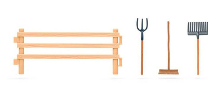 Zestaw 25 Koni Faunica (Białe i Czarne)