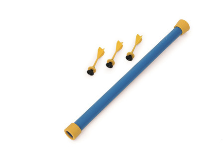 Scratch, Dmuchawka XL / 3 lotki przyssawki / 5 celów PIRACI