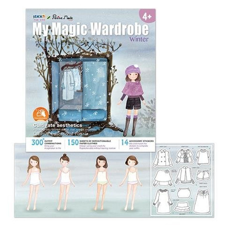 Książka do zabawy Moja Magiczna Garderoba Zima
