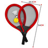 WOOPIE Duże Rakietki do Tenisa Badminton dla Dzieci Zestaw + Piłka Lotka